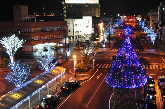 川内駅前イルミネーション