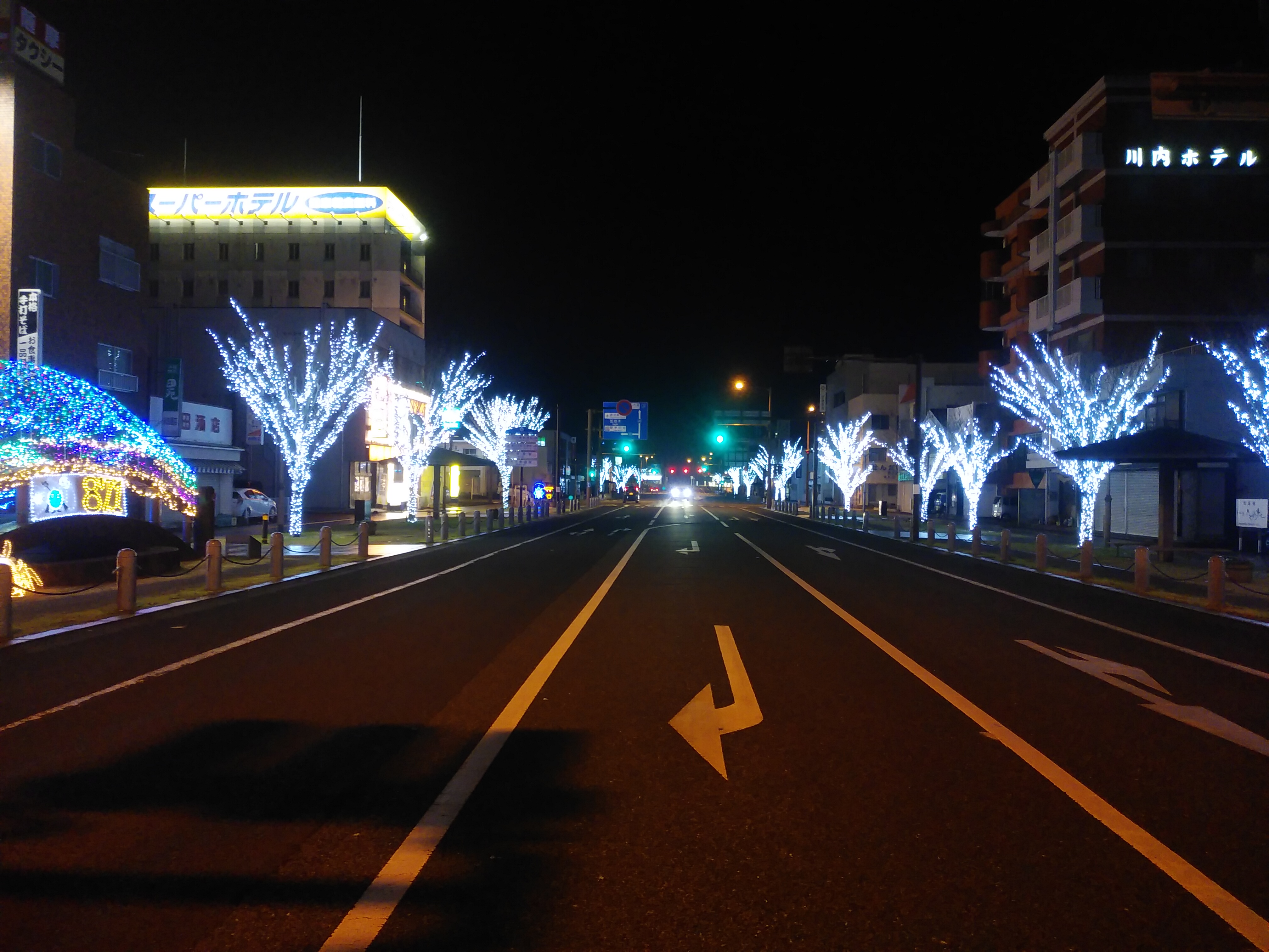 川内駅前イルミネーション