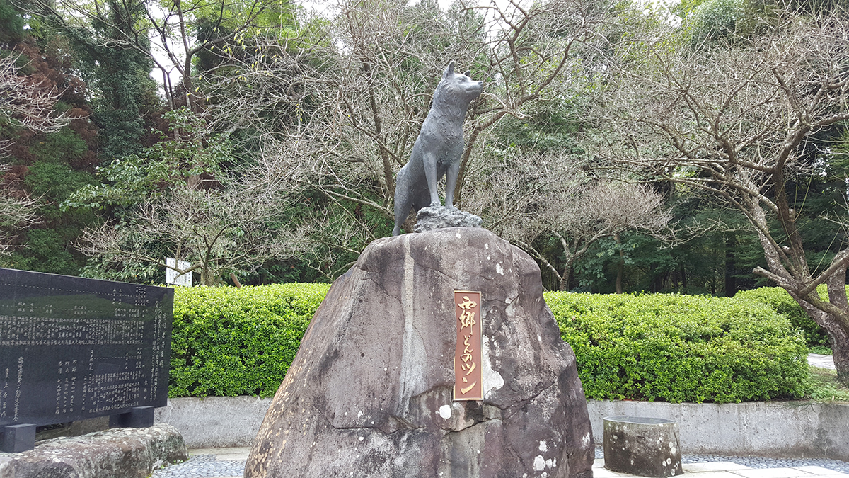 西郷隆盛と愛犬つん 西郷隆盛と愛犬つん