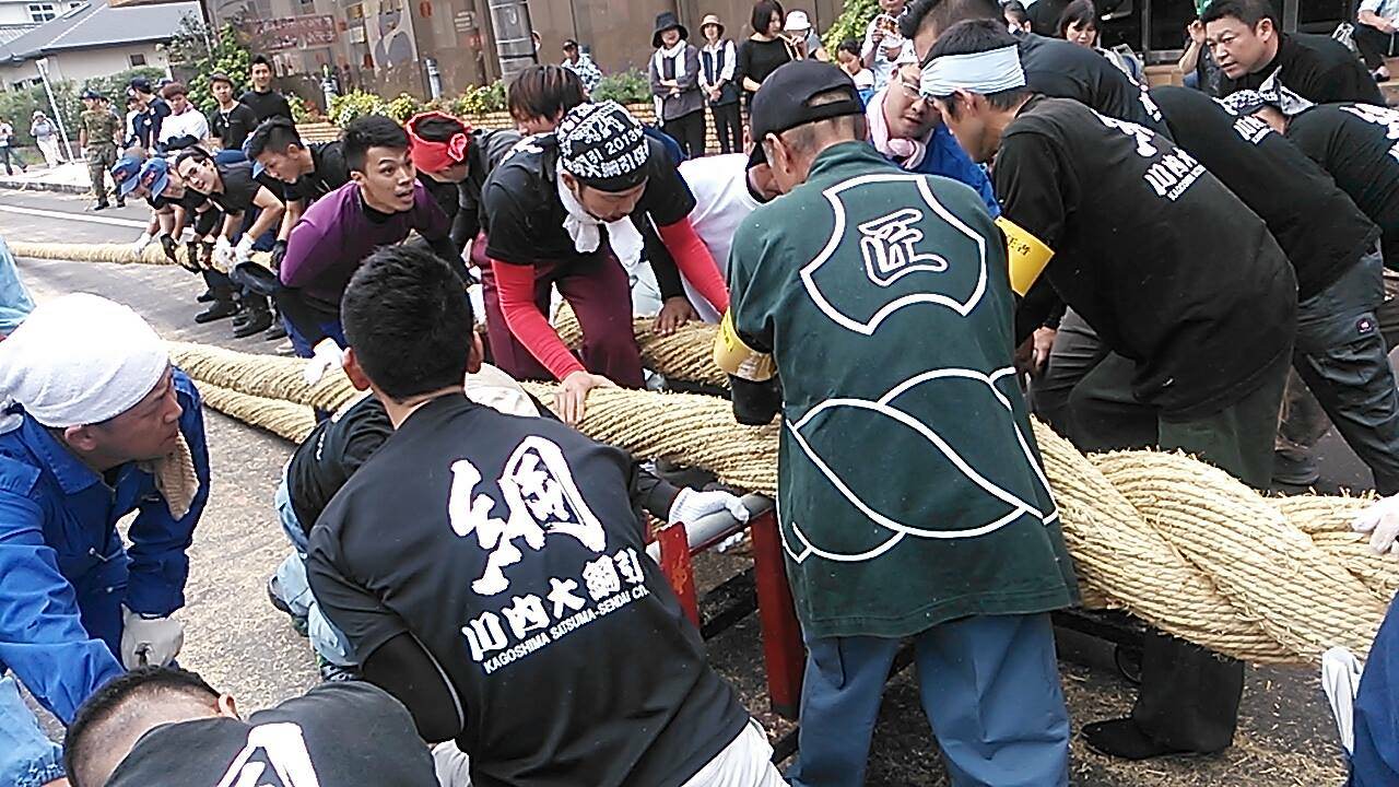 川内大綱引