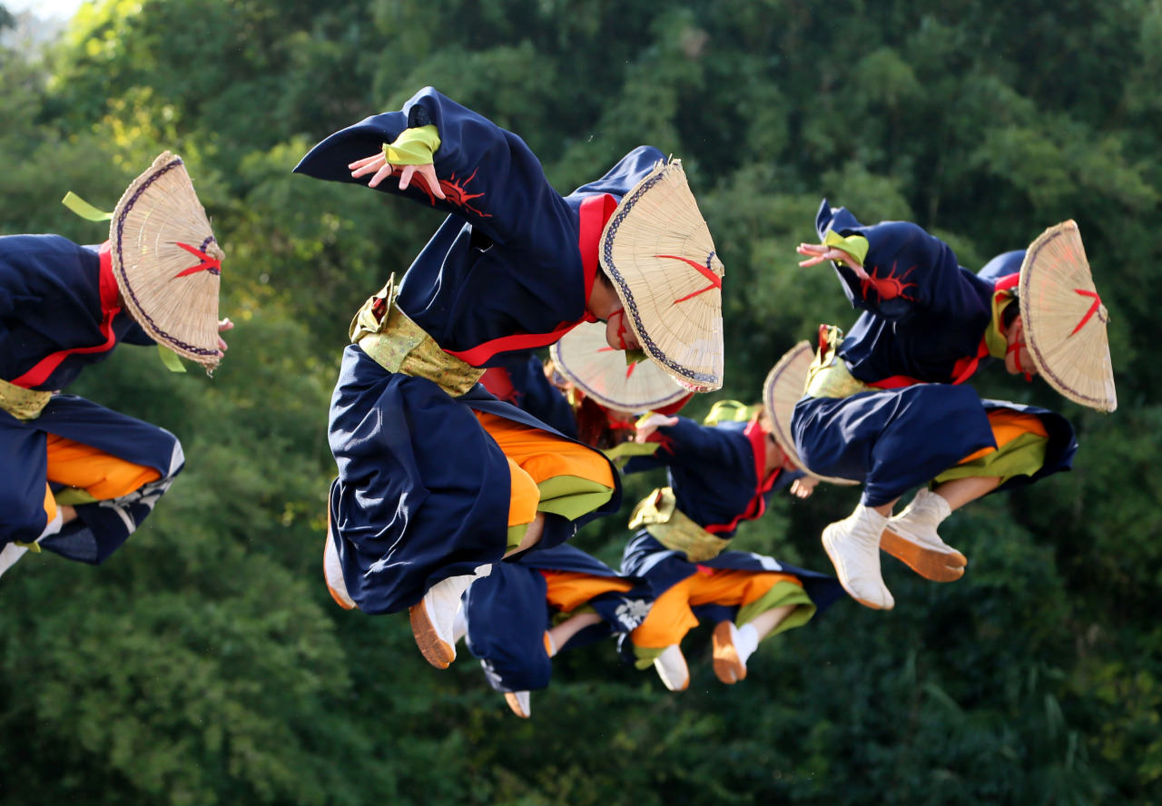市比野温泉よさこい祭り