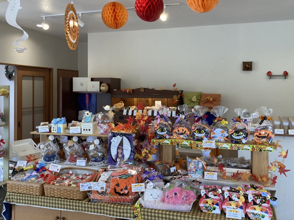 菓子工房クアトロのハロウィンコーナー