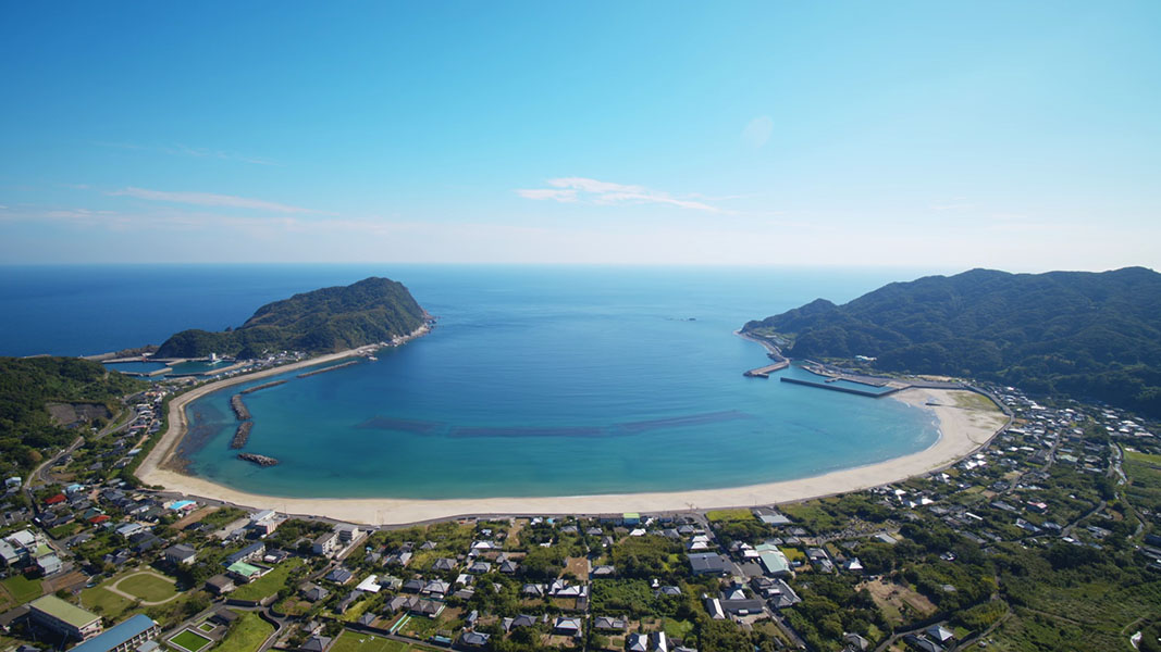 【漫画登場シーン】手打地区（手打海岸・手打麓武家屋敷通り）