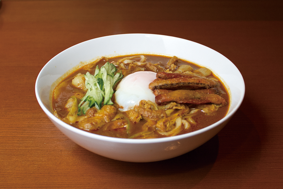 かっぱのカレーうどん