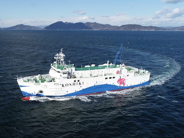 結Lineこしき1便にて長浜港へ